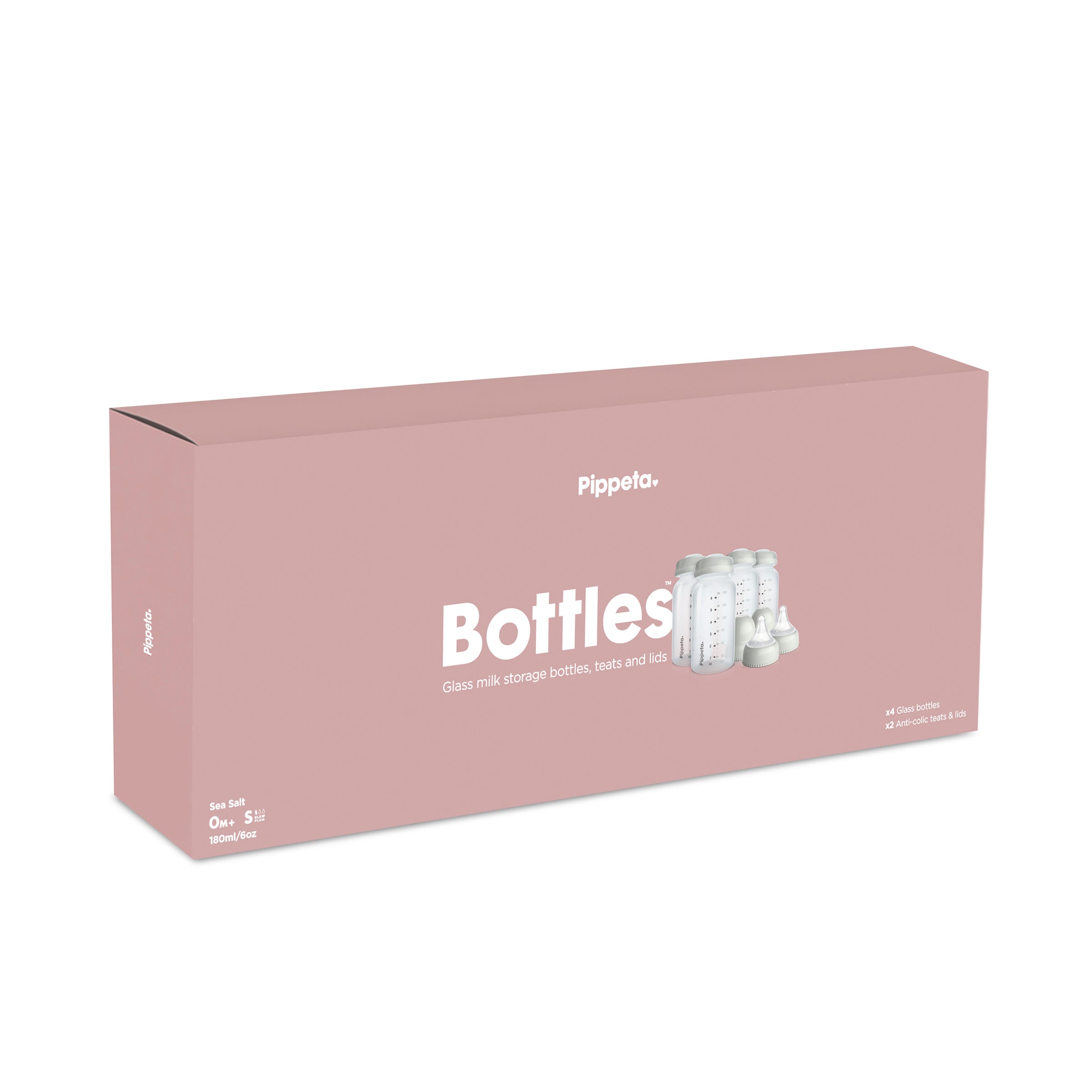 Milk Storage Bottles, Teats & Lids | Pack Of 4 - Image 3